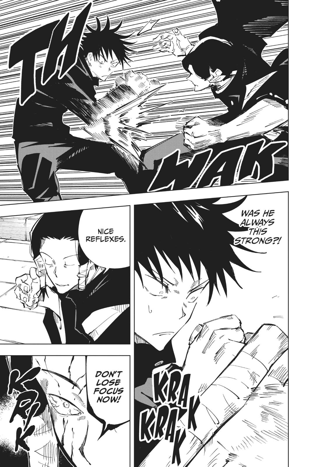 Jujutsu Kaisen Manga Chapter 43 page 7 - Kyoto Sister School Goodwill Event - Team Battle, Part 10 scene