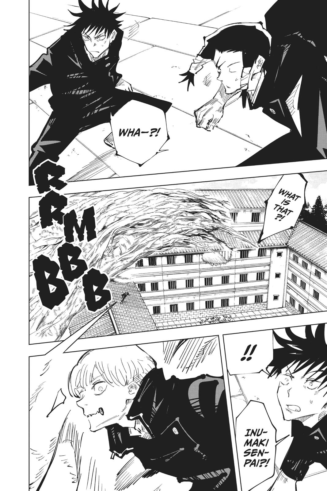 Jujutsu Kaisen Manga Chapter 44 page 21 - Kyoto Sister School Goodwill Event - Team Battle, Part 11 scene