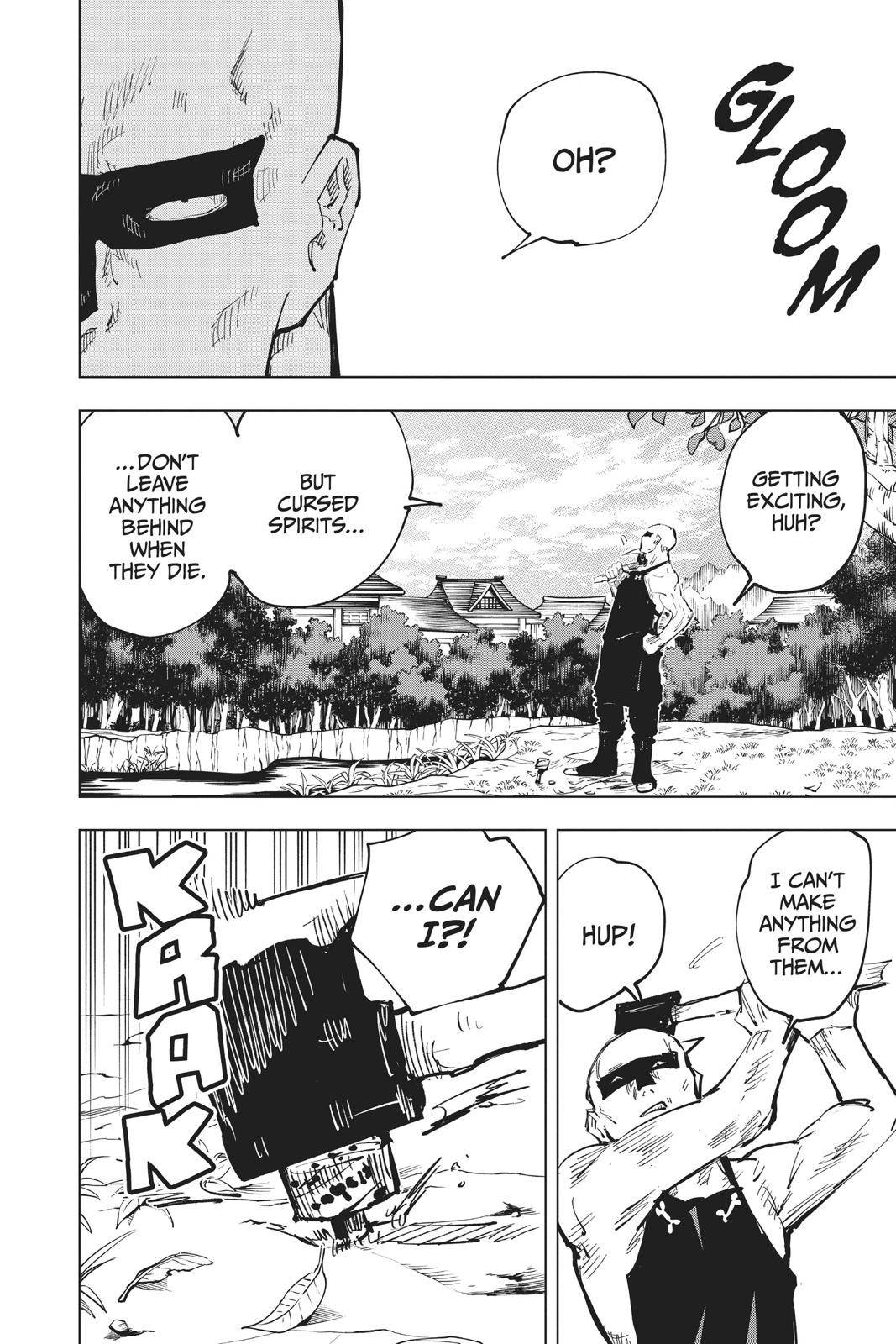 Jujutsu Kaisen Manga Chapter 44 page 23 - Kyoto Sister School Goodwill Event - Team Battle, Part 11 scene