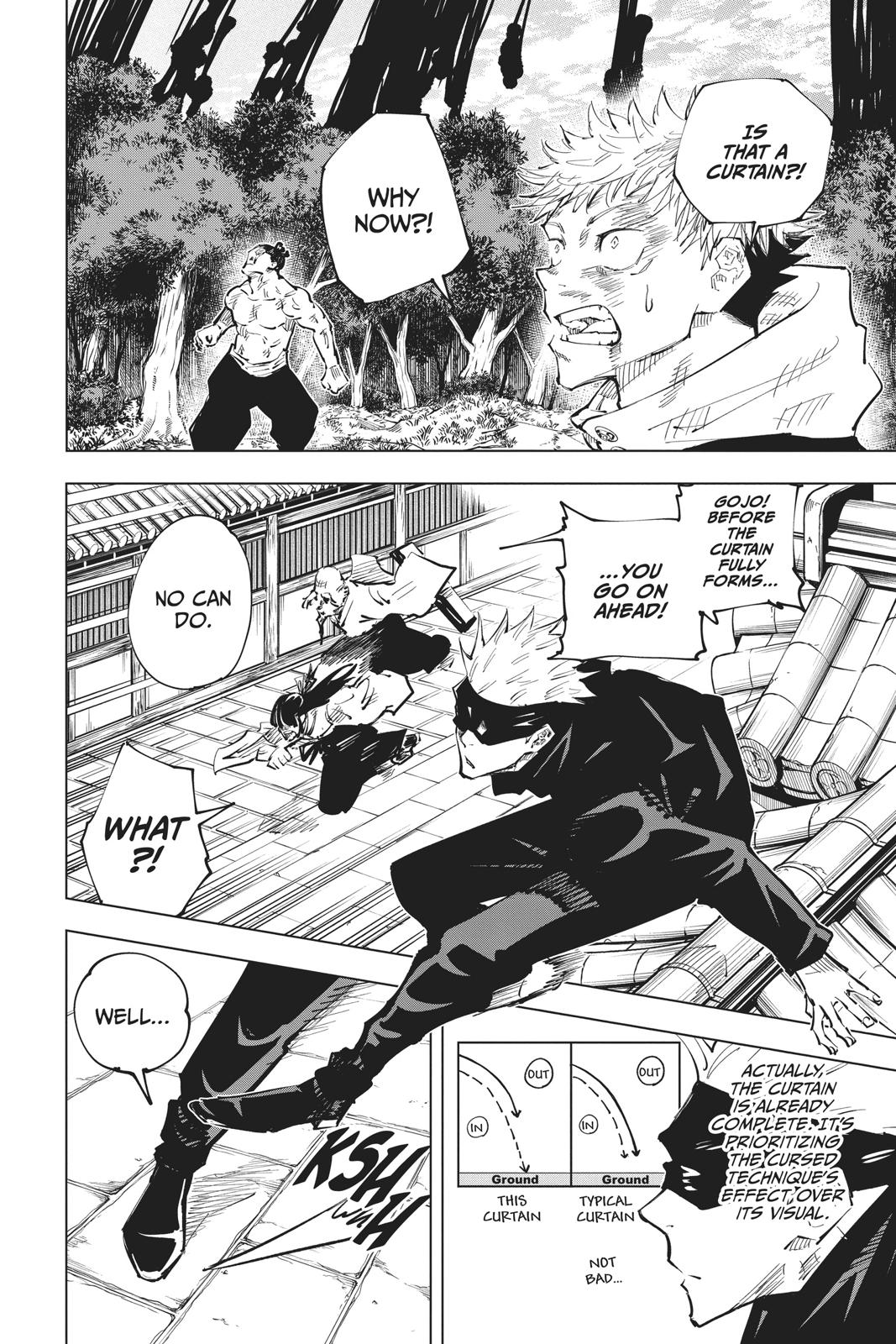 Jujutsu Kaisen Manga Chapter 45 page 5 - Sage scene