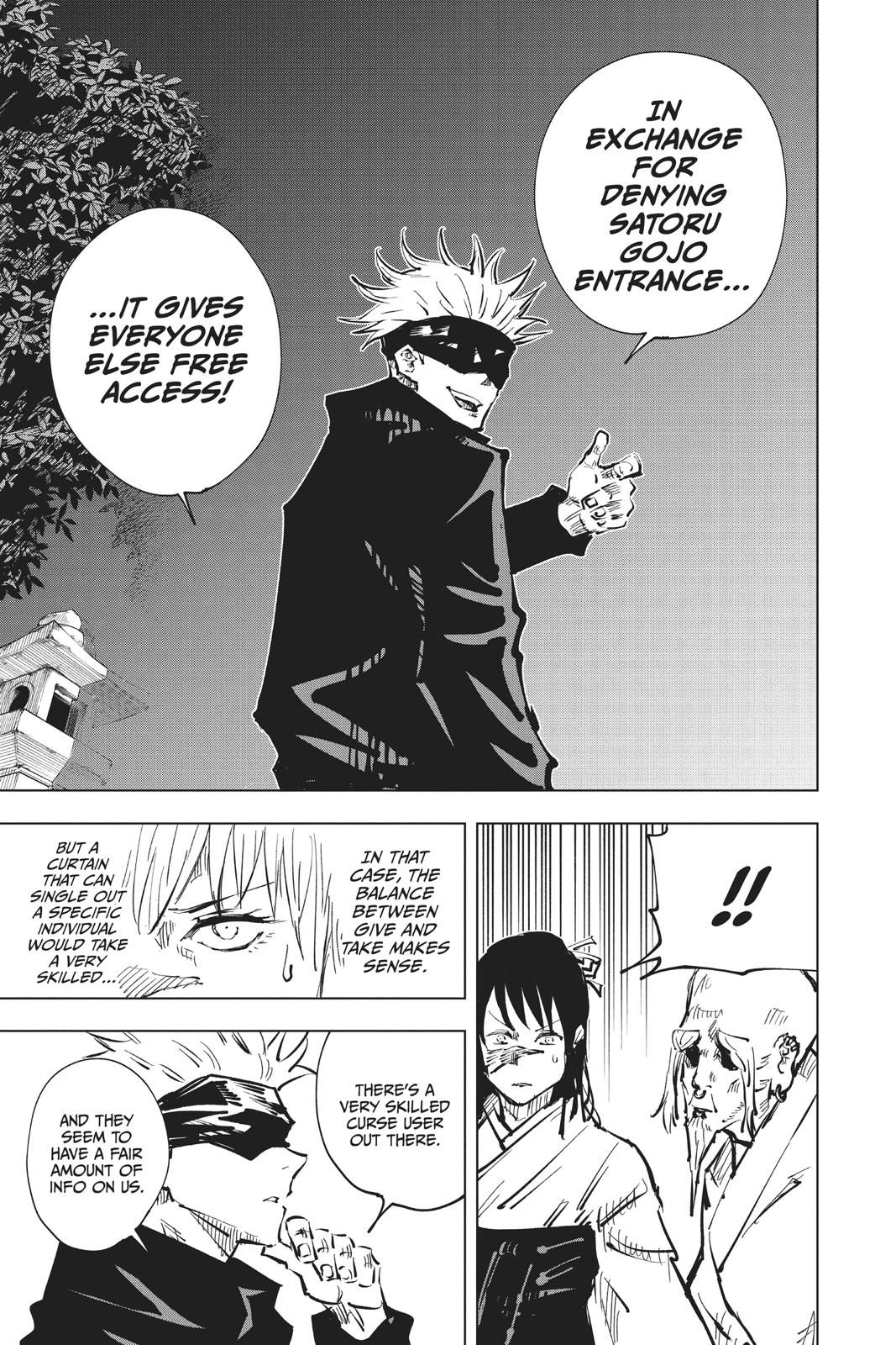 Jujutsu Kaisen Manga Chapter 45 page 8 - Sage scene