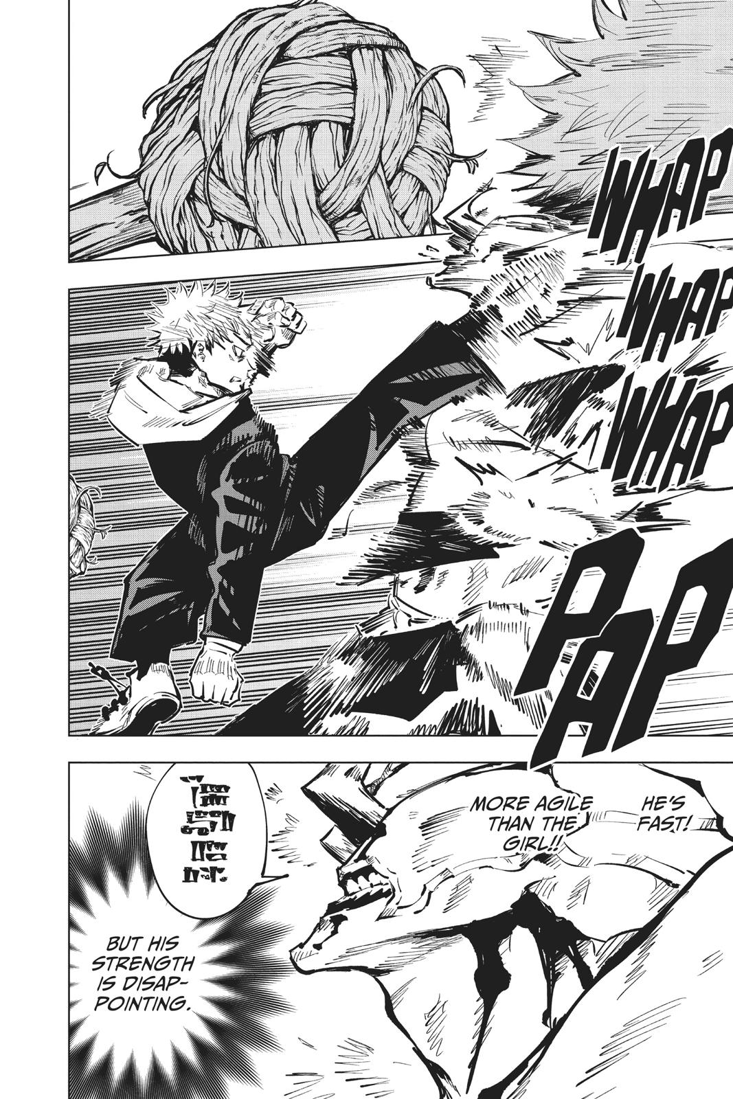 Jujutsu Kaisen Manga Chapter 48 page 10 - Black Flash scene