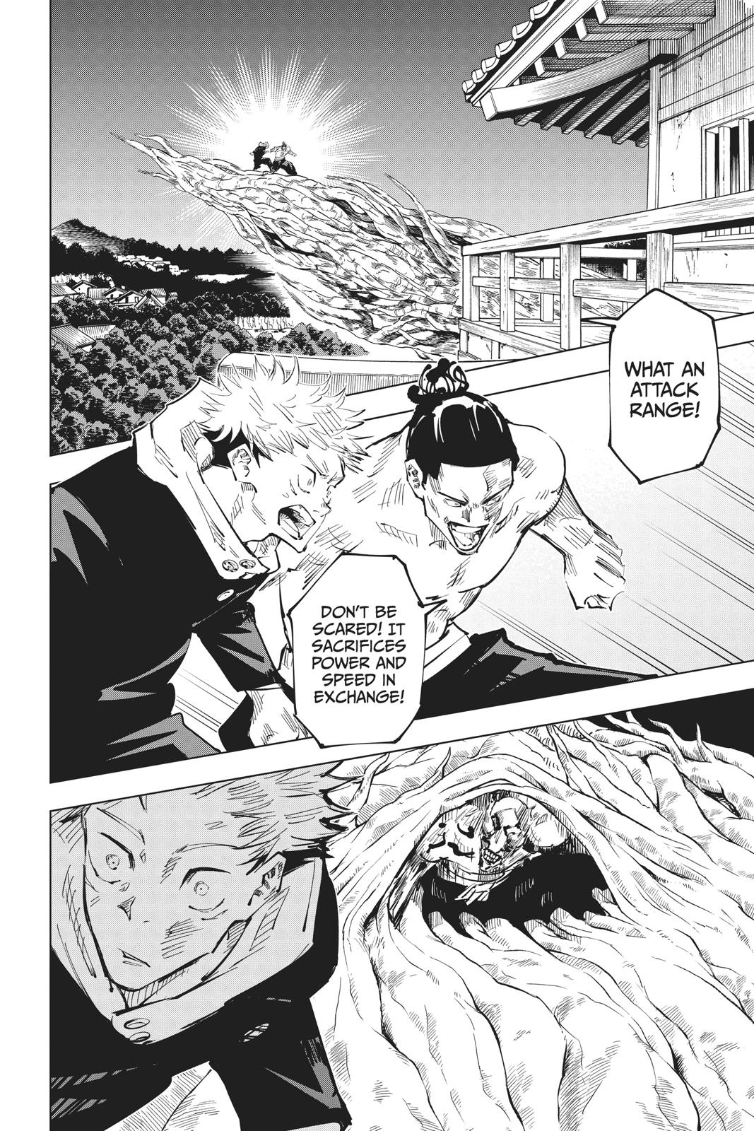 Jujutsu Kaisen Manga Chapter 49 page 10 - Constrained scene