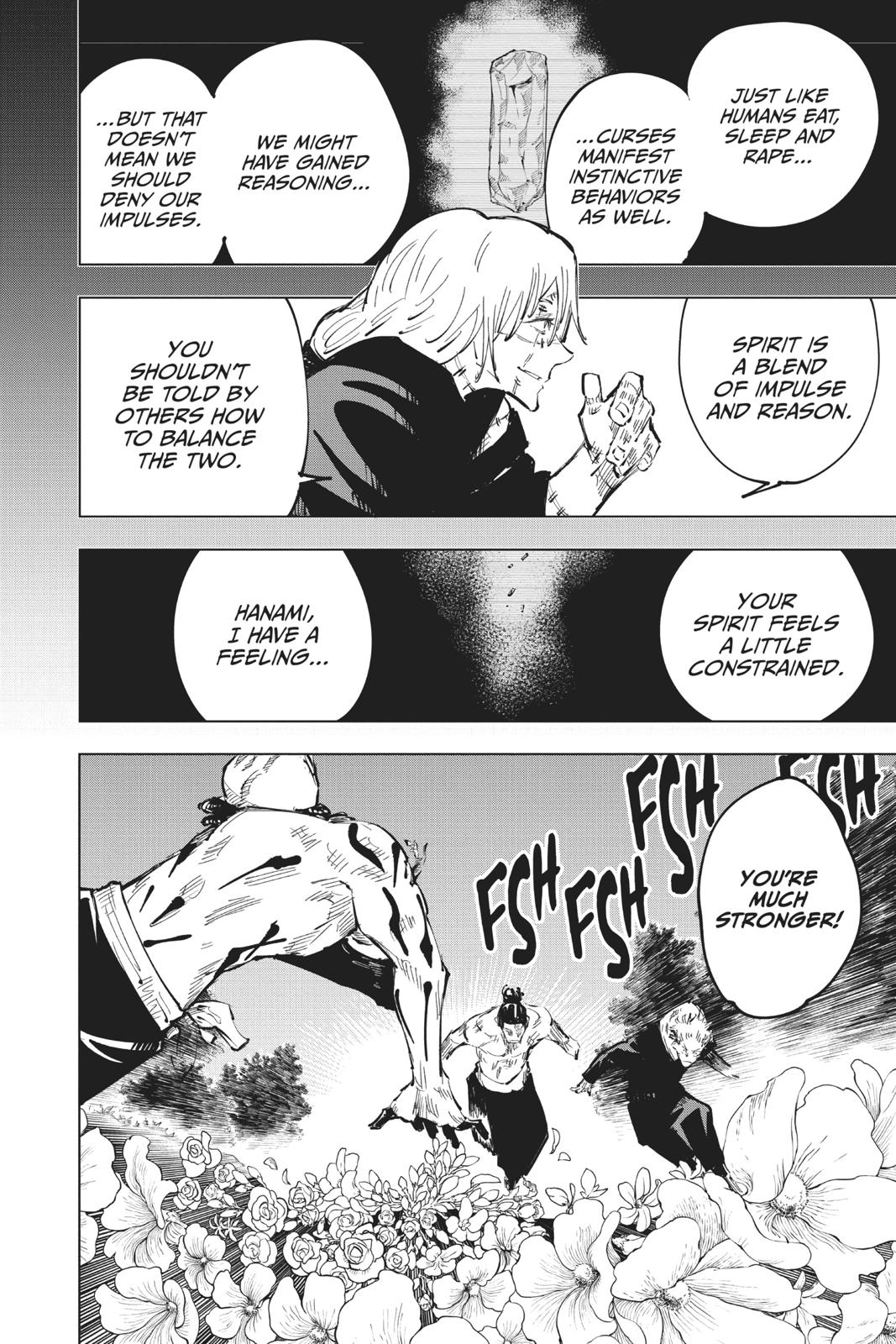 Jujutsu Kaisen Manga Chapter 49 page 18 - Constrained scene