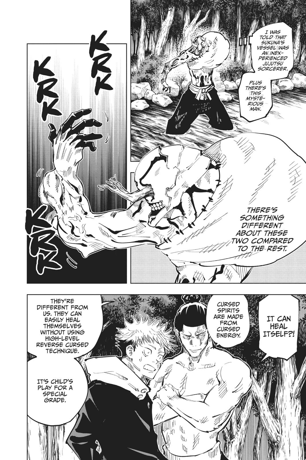 Jujutsu Kaisen Manga Chapter 49 page 6 - Constrained scene