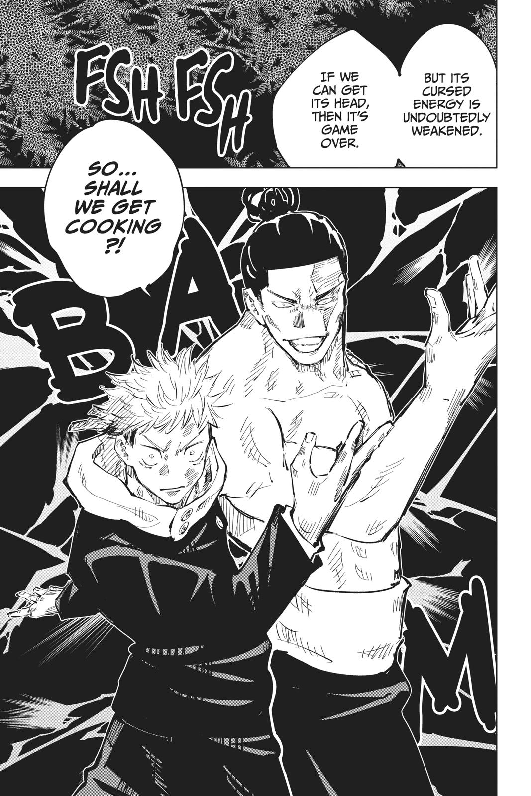 Jujutsu Kaisen Manga Chapter 49 page 7 - Constrained scene