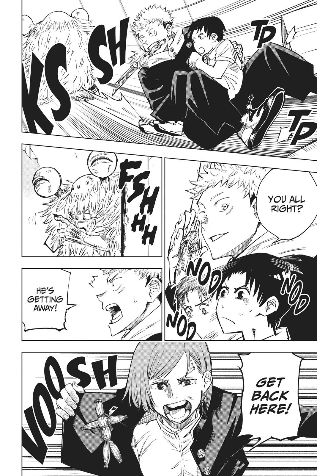 Jujutsu Kaisen Manga Chapter 5 page 10 - Start scene