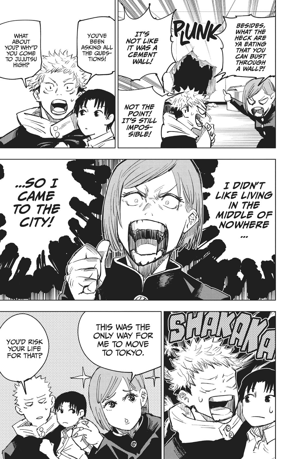 Jujutsu Kaisen Manga Chapter 5 page 15 - Start scene