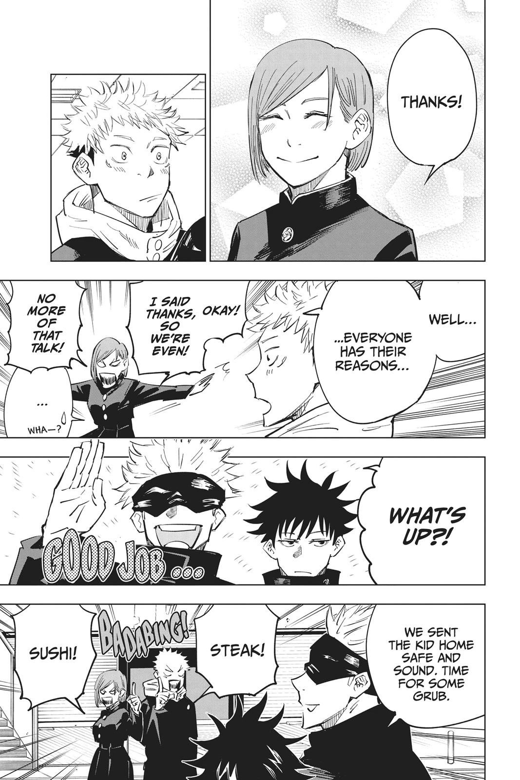 Jujutsu Kaisen Manga Chapter 5 page 17 - Start scene