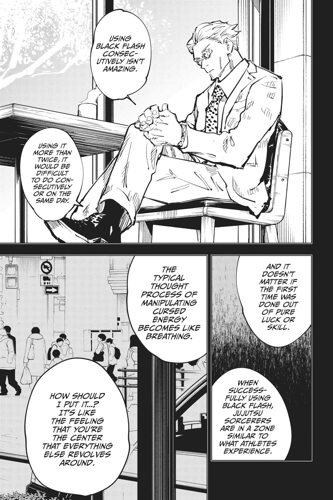 Jujutsu Kaisen Manga Chapter 50 page 14 - Feeling scene