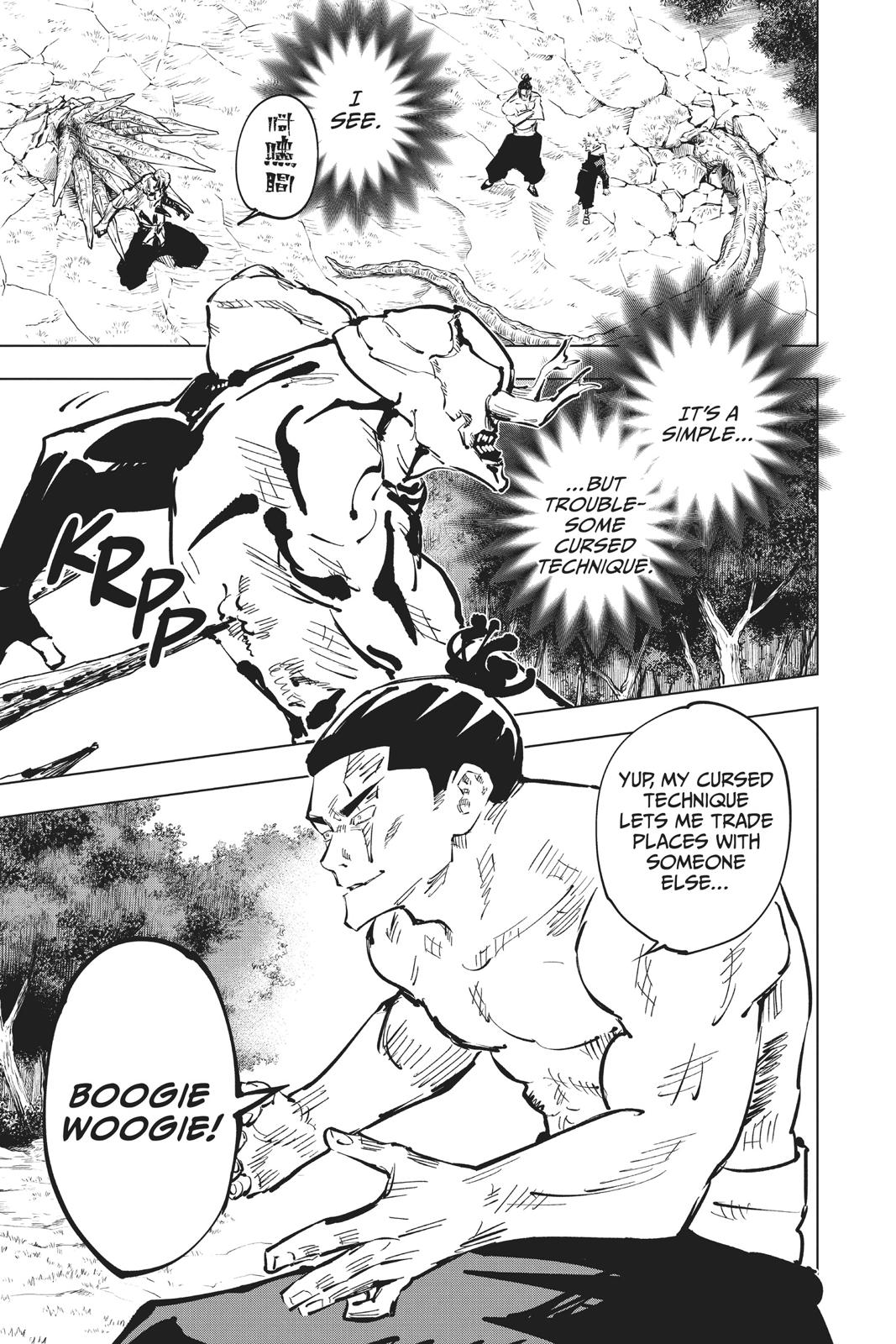 Jujutsu Kaisen Manga Chapter 50 page 9 - Feeling scene