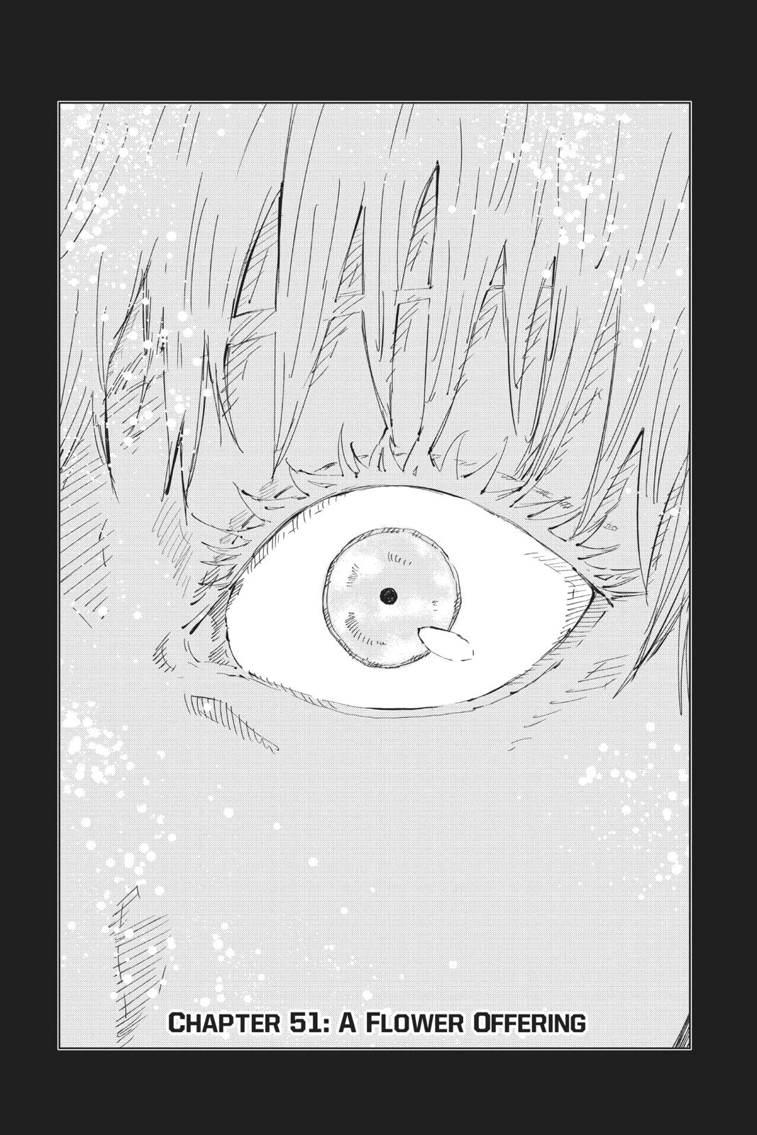 Jujutsu Kaisen Manga Chapter 51 page 1 - A Flower Offering scene