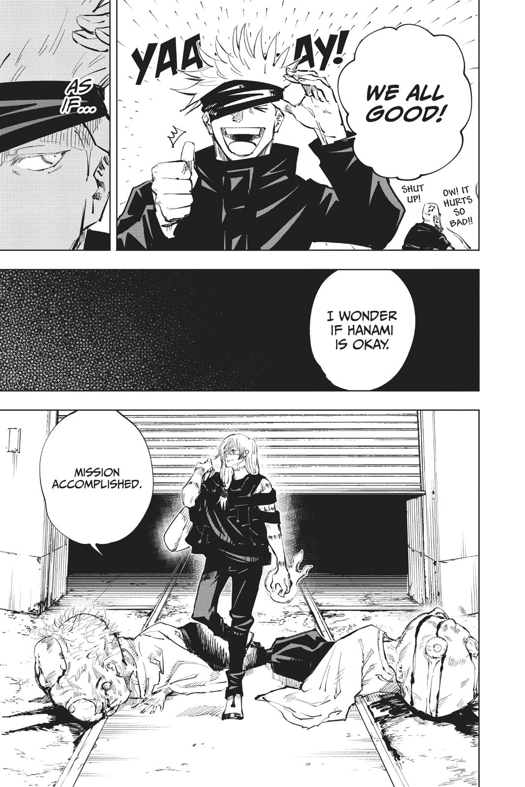 Jujutsu Kaisen Manga Chapter 52 page 17 - Nonstandard scene