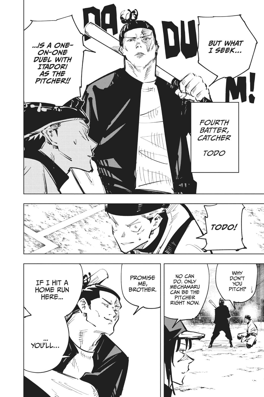 Jujutsu Kaisen Manga Chapter 54 page 14 - Jujutsu Koshien scene