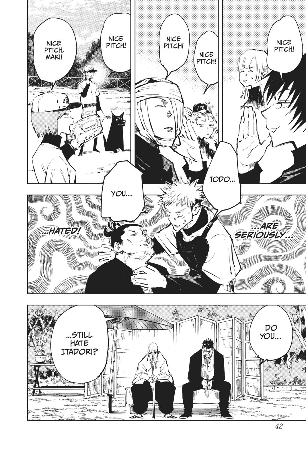 Jujutsu Kaisen Manga Chapter 54 page 16 - Jujutsu Koshien scene