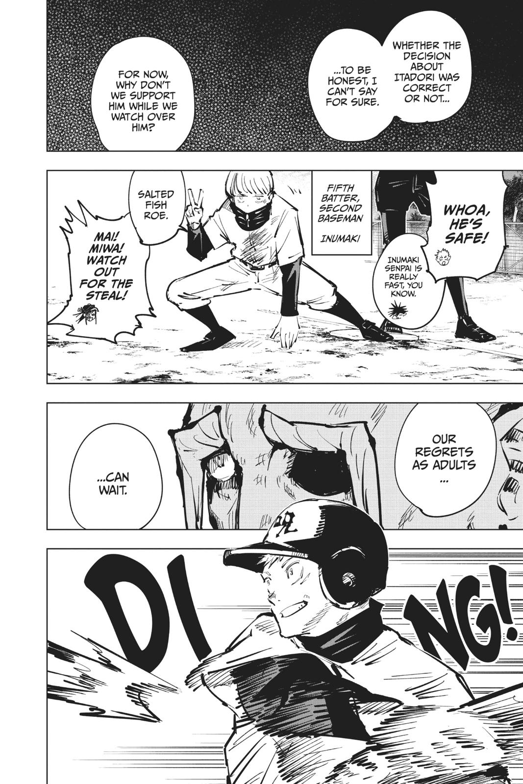 Jujutsu Kaisen Manga Chapter 54 page 18 - Jujutsu Koshien scene