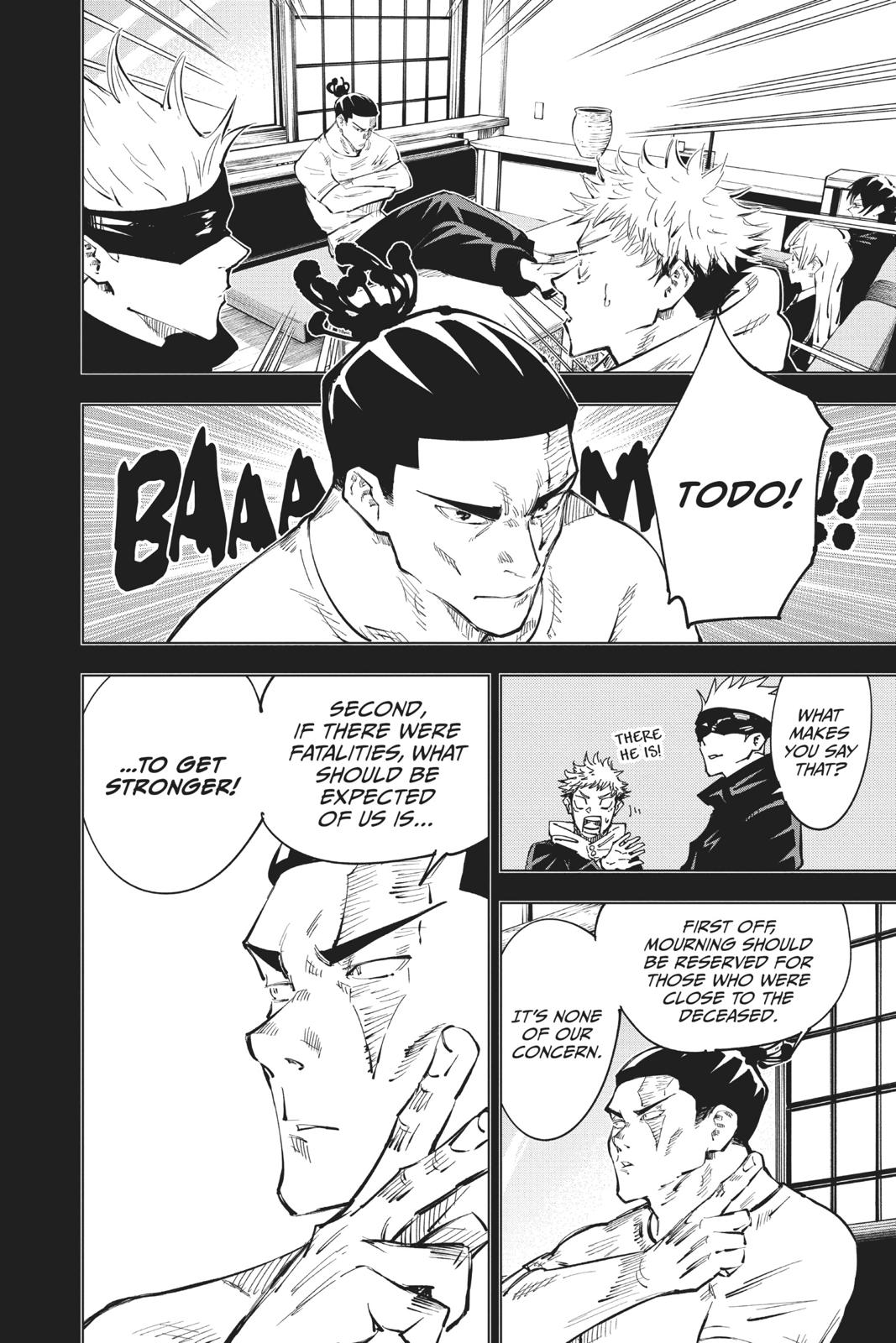 Jujutsu Kaisen Manga Chapter 54 page 2 - Jujutsu Koshien scene