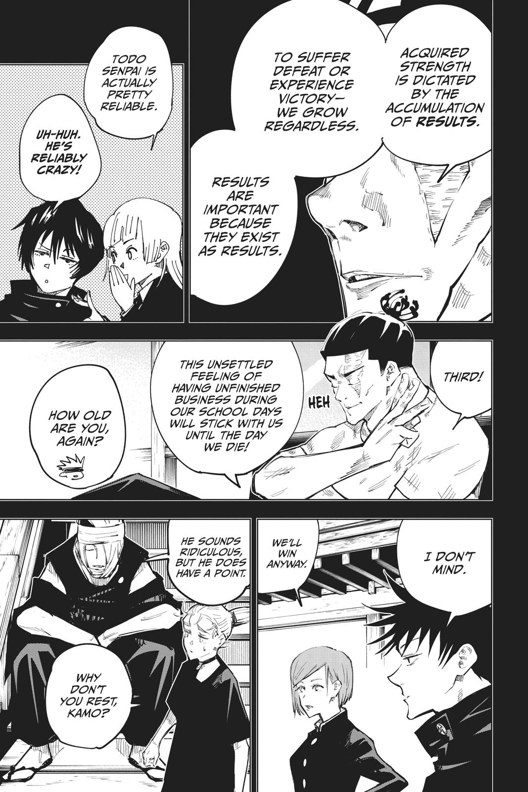 Jujutsu Kaisen Manga Chapter 54 page 3 - Jujutsu Koshien scene