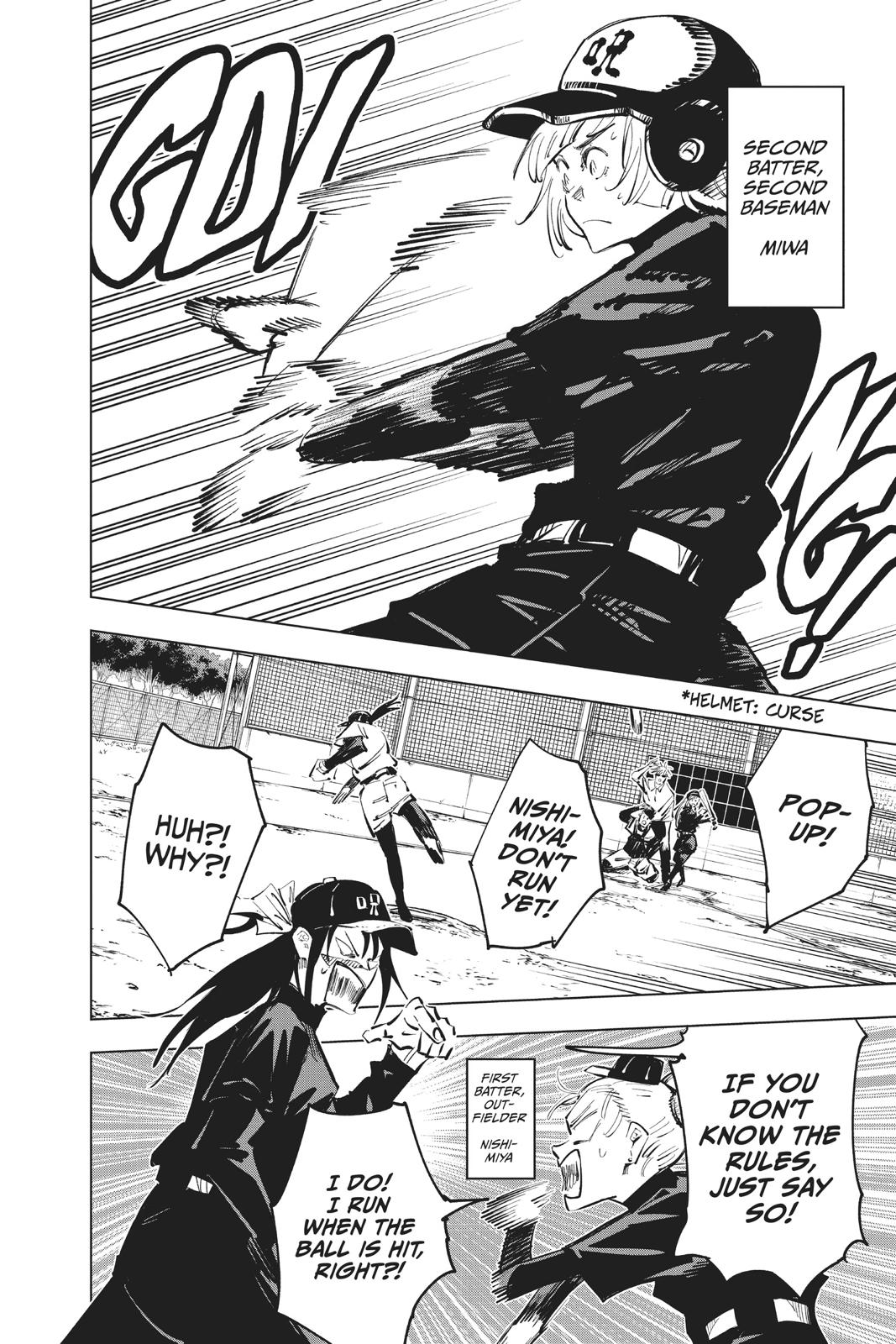 Jujutsu Kaisen Manga Chapter 54 page 6 - Jujutsu Koshien scene