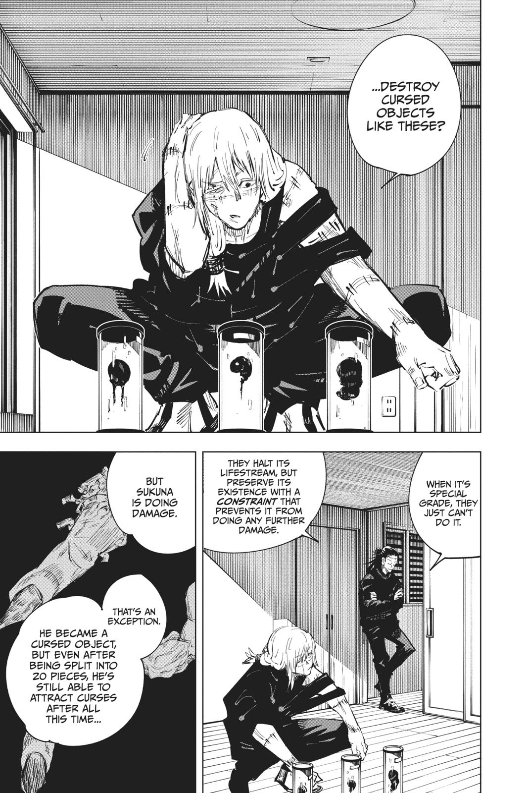 Jujutsu Kaisen Manga Chapter 55 page 15 - The Origin of Obedience scene