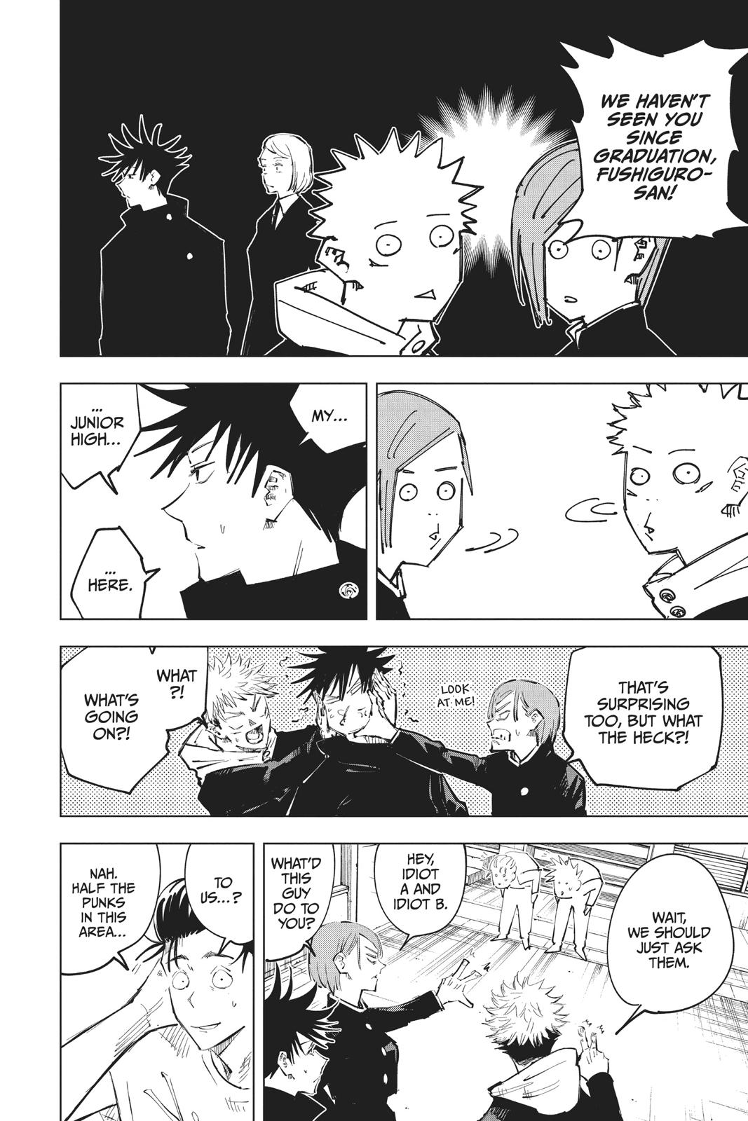 Jujutsu Kaisen Manga Chapter 55 page 8 - The Origin of Obedience scene