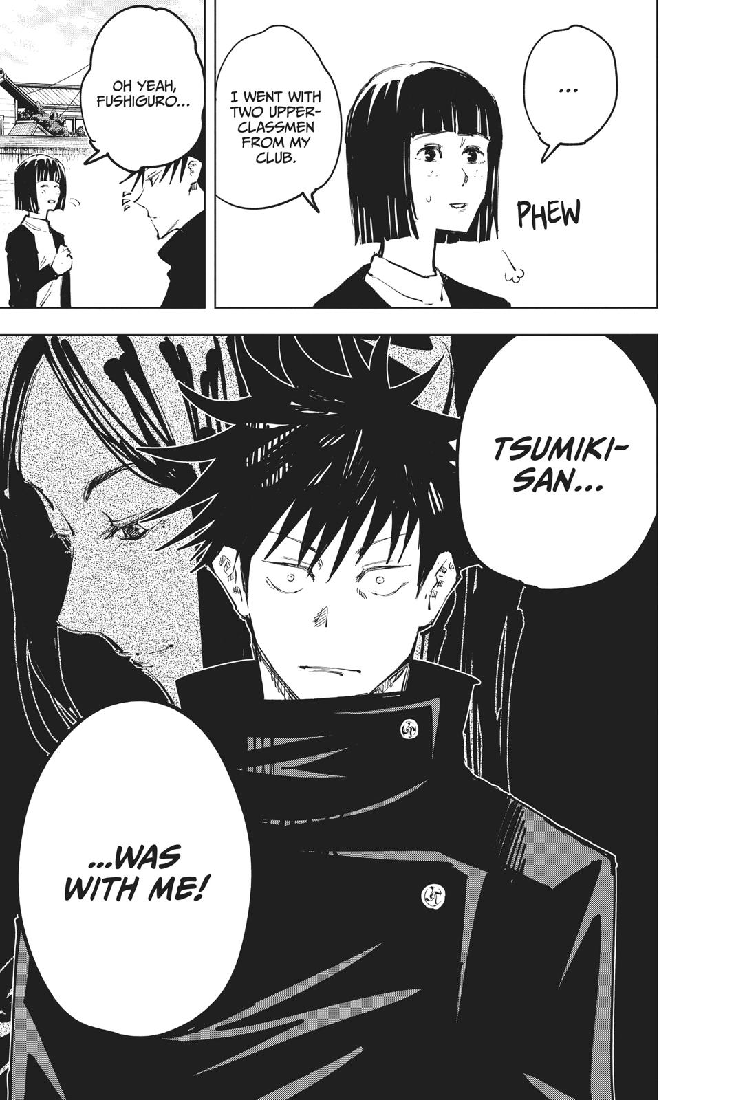 Jujutsu Kaisen Manga Chapter 56 page 10 - The Origin of Obedience, Part 2 scene