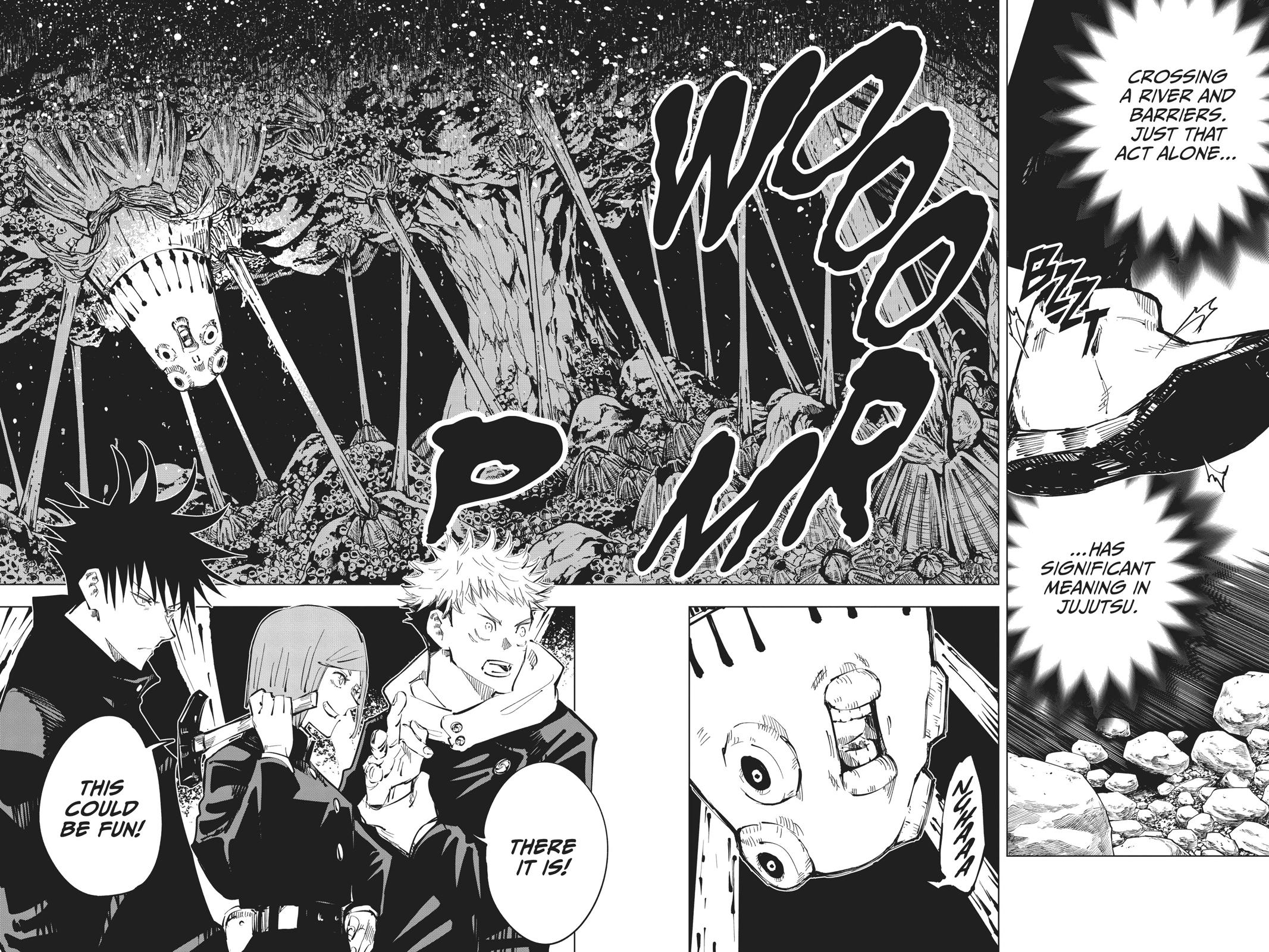 Jujutsu Kaisen Manga Chapter 56 page 19 - The Origin of Obedience, Part 2 scene