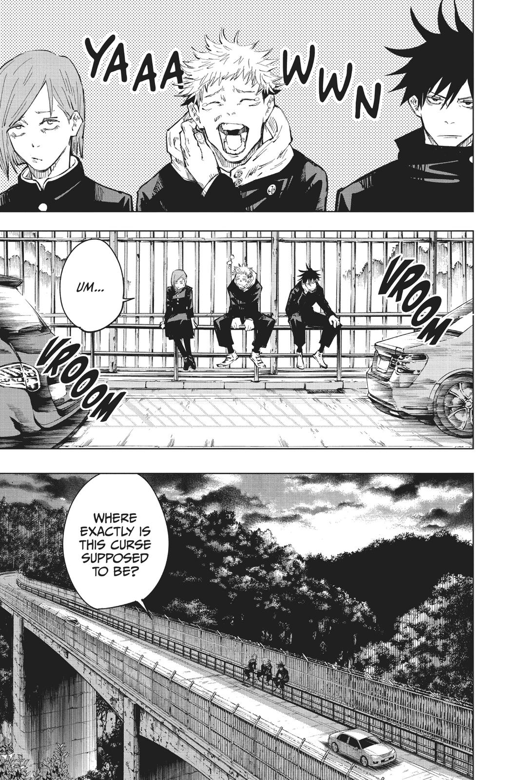 Jujutsu Kaisen Manga Chapter 56 page 4 - The Origin of Obedience, Part 2 scene