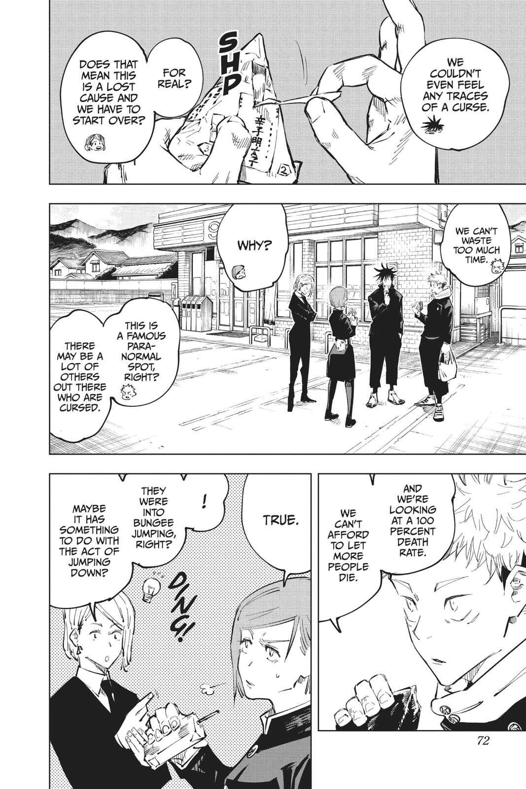 Jujutsu Kaisen Manga Chapter 56 page 5 - The Origin of Obedience, Part 2 scene