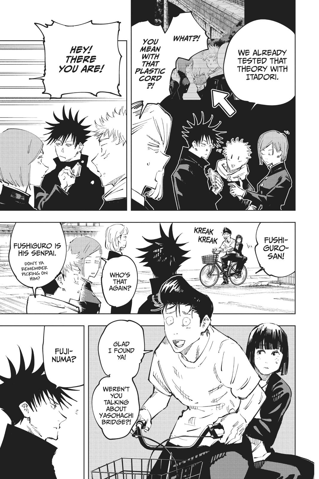 Jujutsu Kaisen Manga Chapter 56 page 6 - The Origin of Obedience, Part 2 scene