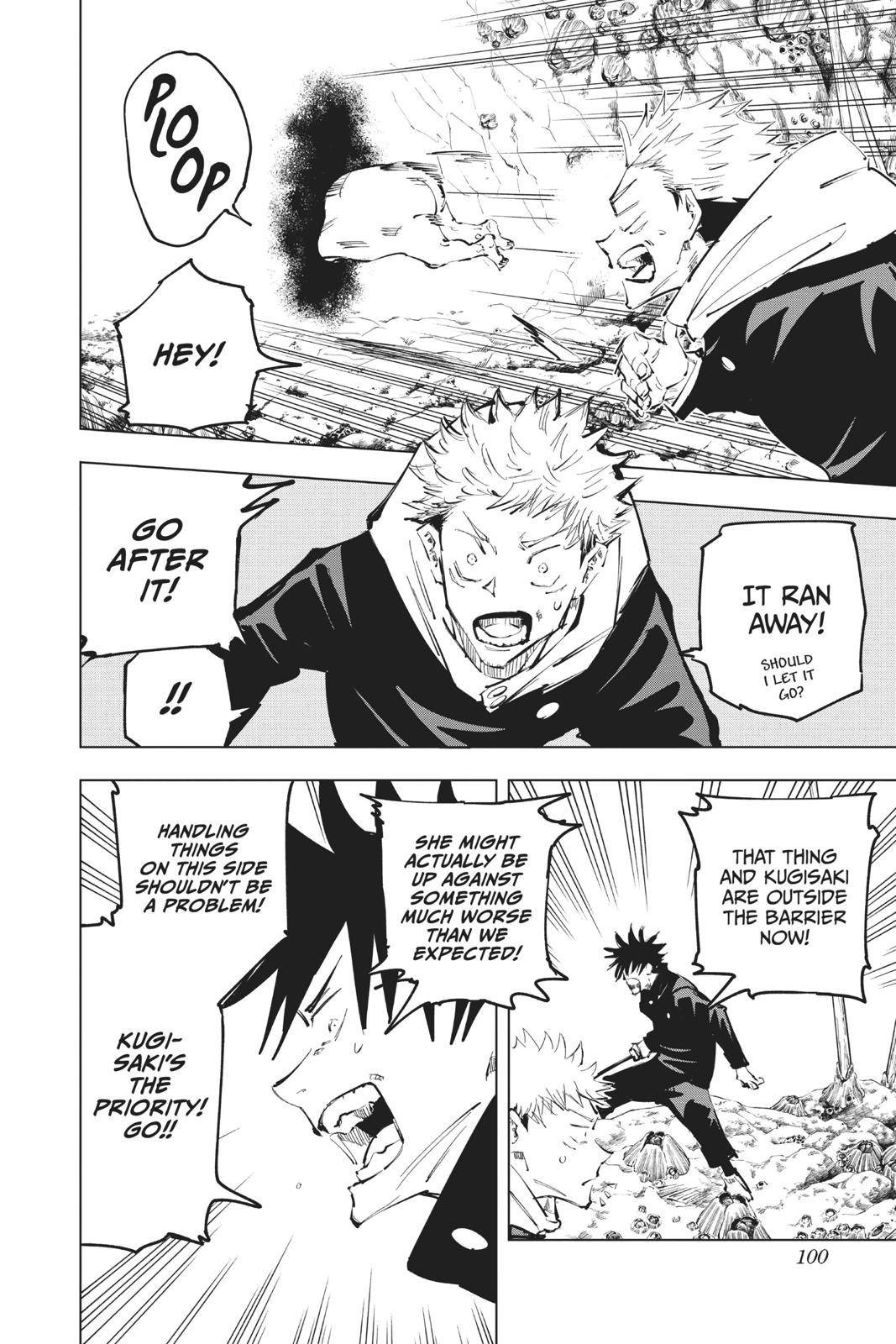 Jujutsu Kaisen Manga Chapter 57 page 10 - The Origin of Obedience, Part 3 scene