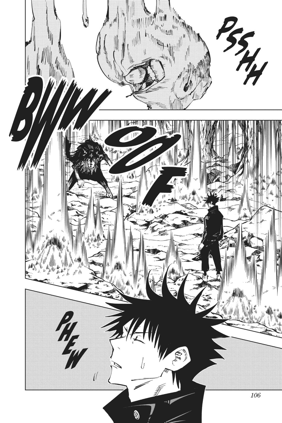 Jujutsu Kaisen Manga Chapter 57 page 16 - The Origin of Obedience, Part 3 scene