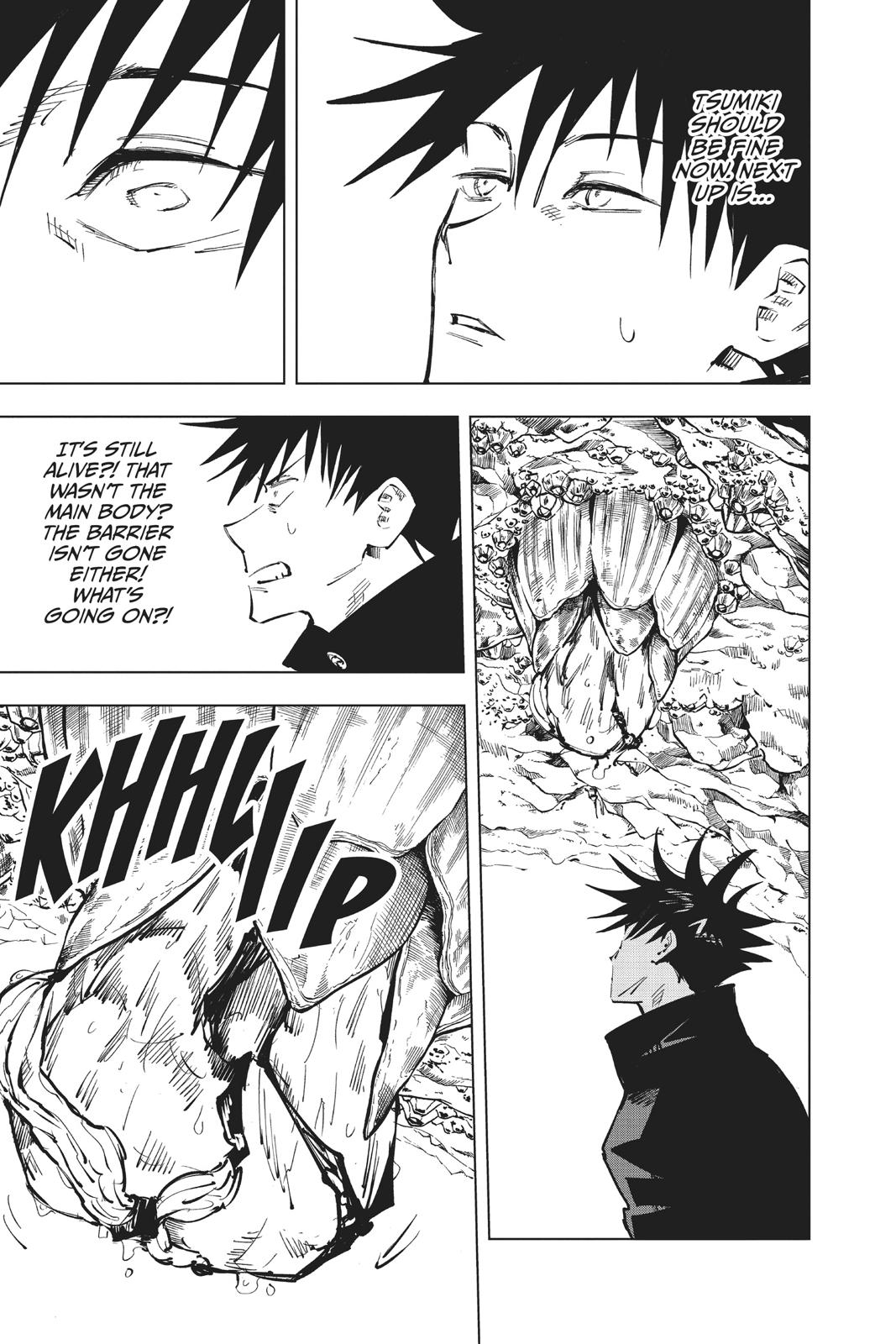 Jujutsu Kaisen Manga Chapter 57 page 17 - The Origin of Obedience, Part 3 scene