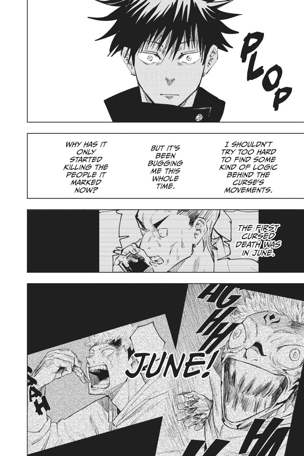 Jujutsu Kaisen Manga Chapter 57 page 18 - The Origin of Obedience, Part 3 scene