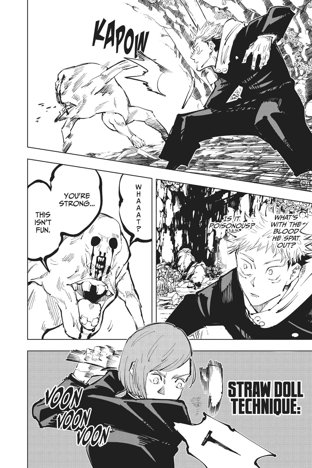Jujutsu Kaisen Manga Chapter 57 page 4 - The Origin of Obedience, Part 3 scene
