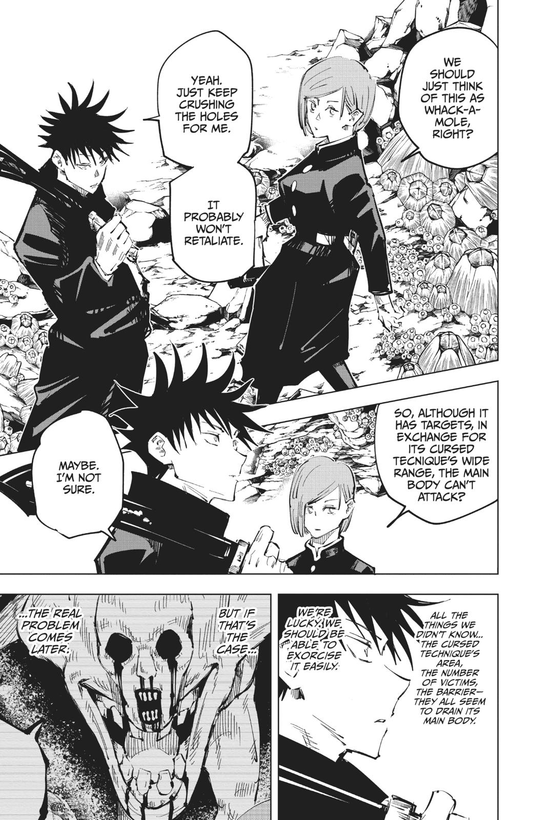 Jujutsu Kaisen Manga Chapter 57 page 7 - The Origin of Obedience, Part 3 scene