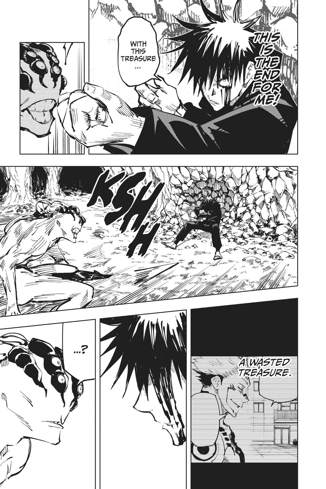 Jujutsu Kaisen Manga Chapter 58 page 11 - The Origin of Obedience, Part 4 scene