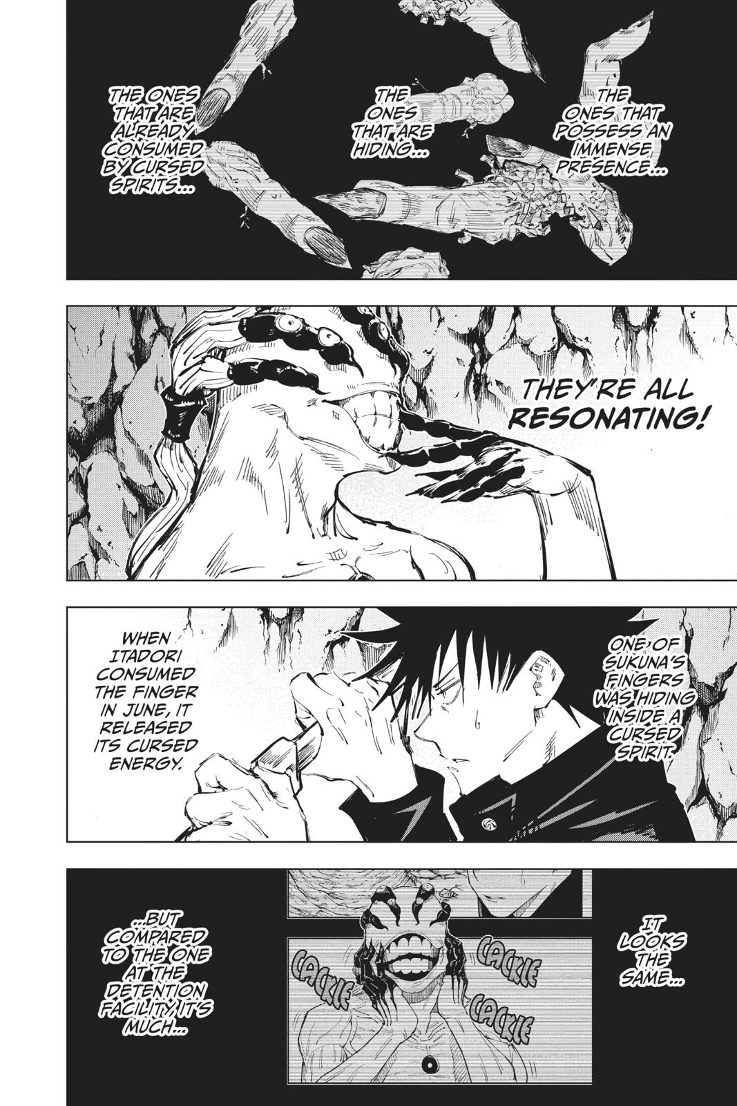 Jujutsu Kaisen Manga Chapter 58 page 2 - The Origin of Obedience, Part 4 scene
