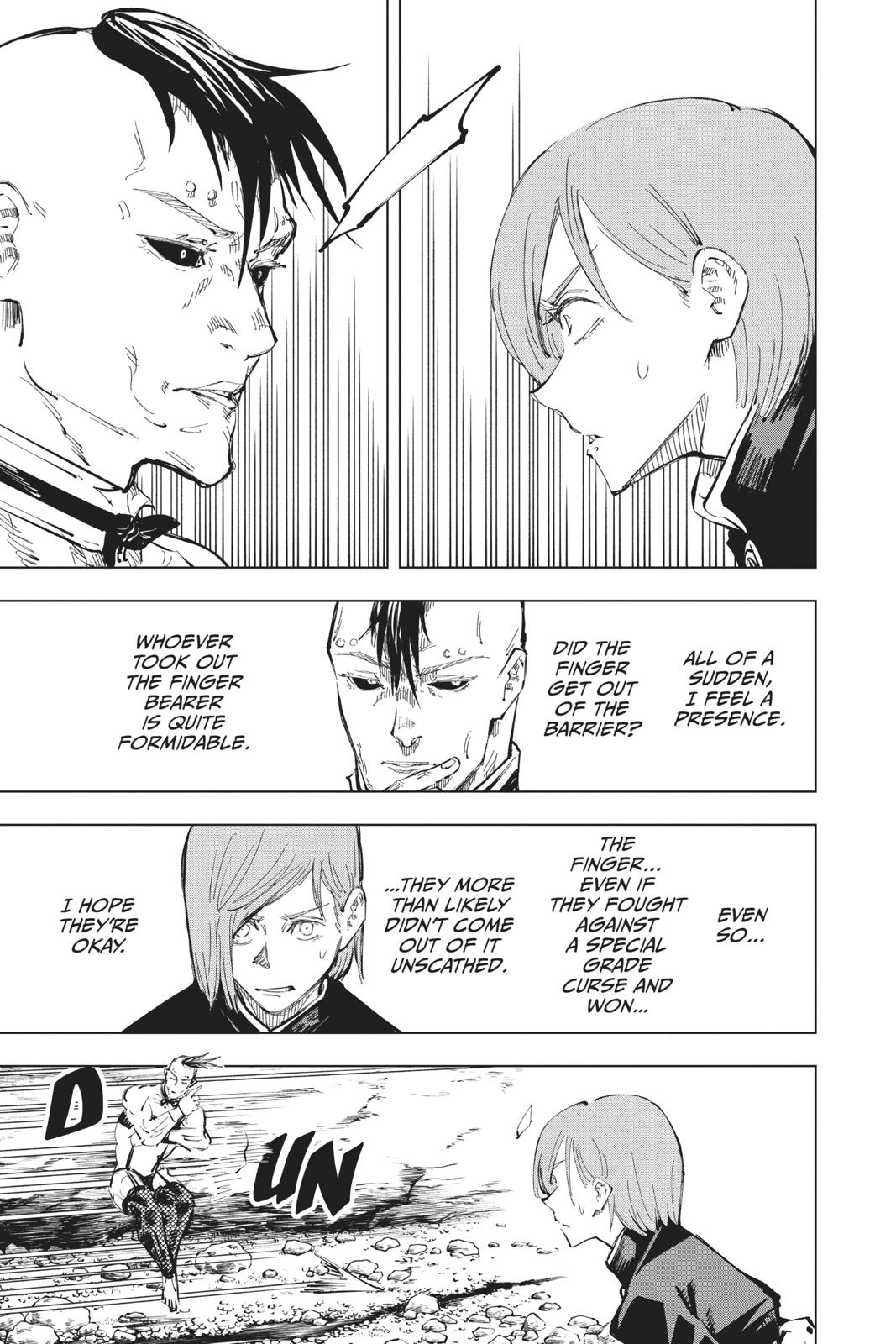Jujutsu Kaisen Manga Chapter 59 page 13 - The Origin of Obedience, Part 5 scene