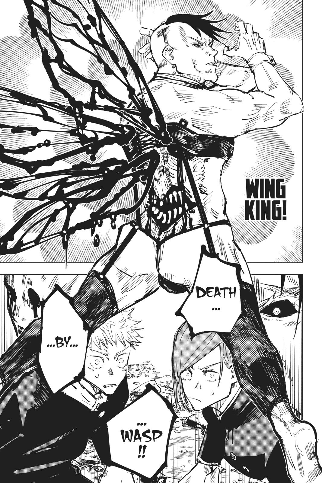 Jujutsu Kaisen Manga Chapter 59 page 19 - The Origin of Obedience, Part 5 scene