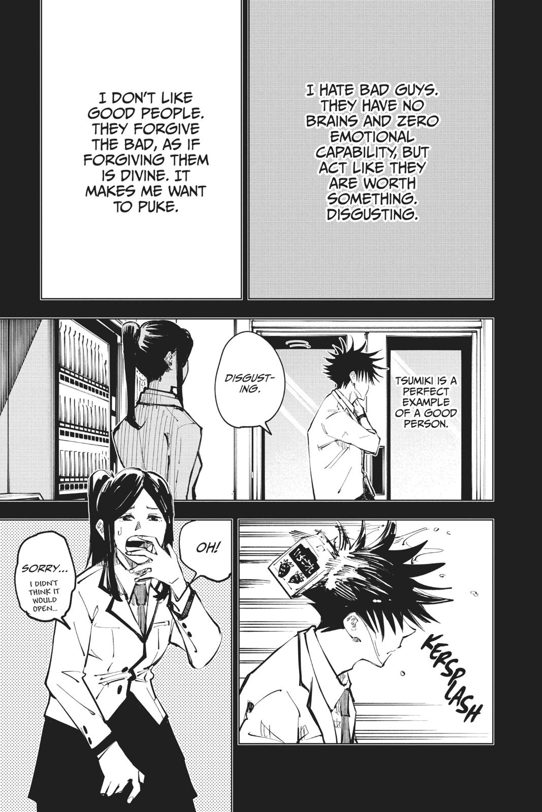 Jujutsu Kaisen Manga Chapter 59 page 7 - The Origin of Obedience, Part 5 scene