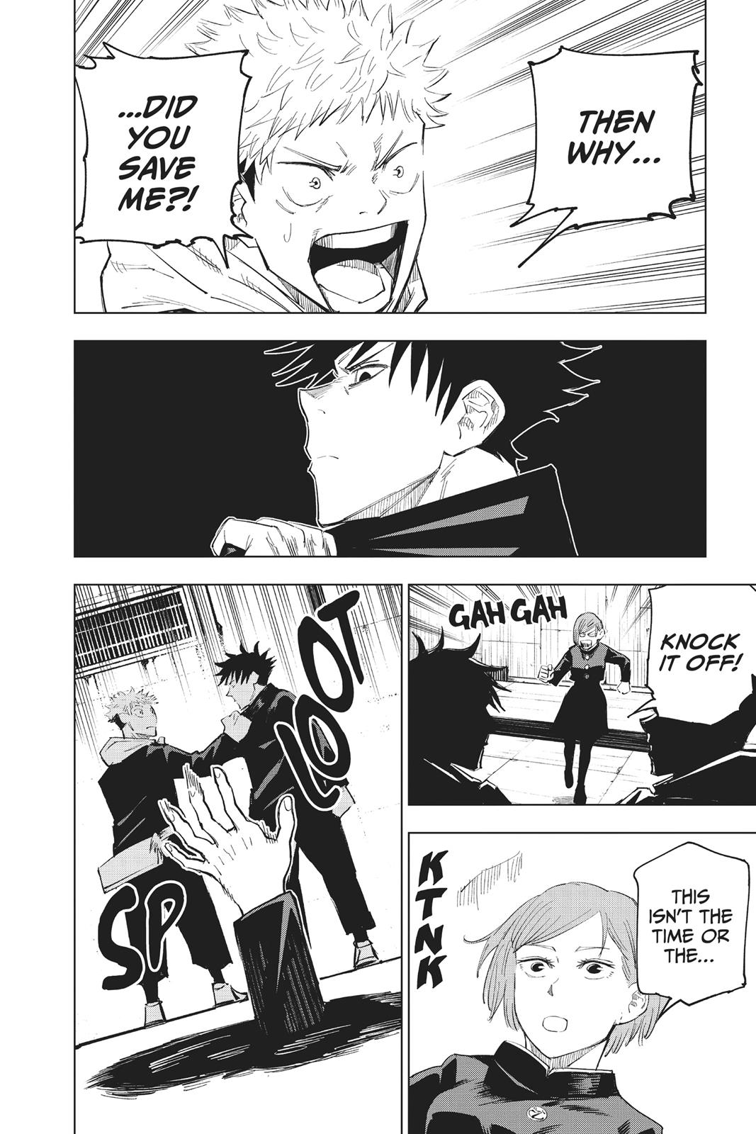 Jujutsu Kaisen Manga Chapter 6 page 14 - Fearsome Womb scene