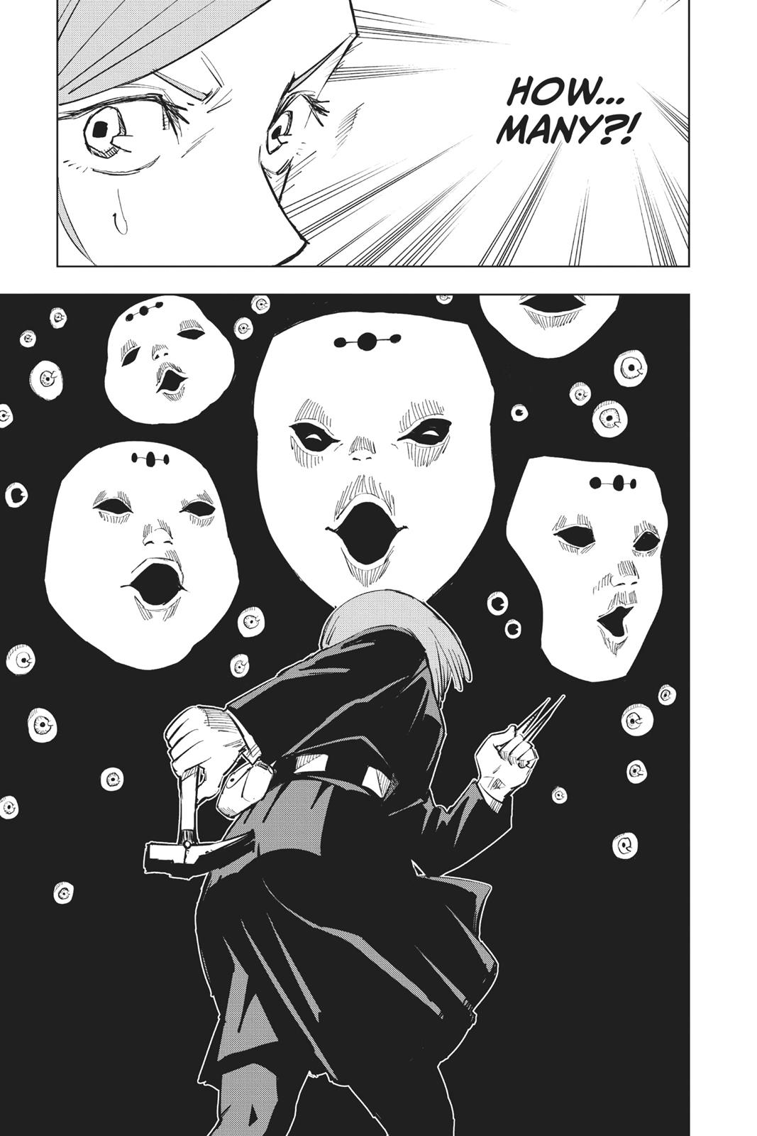 Jujutsu Kaisen Manga Chapter 6 page 18 - Fearsome Womb scene