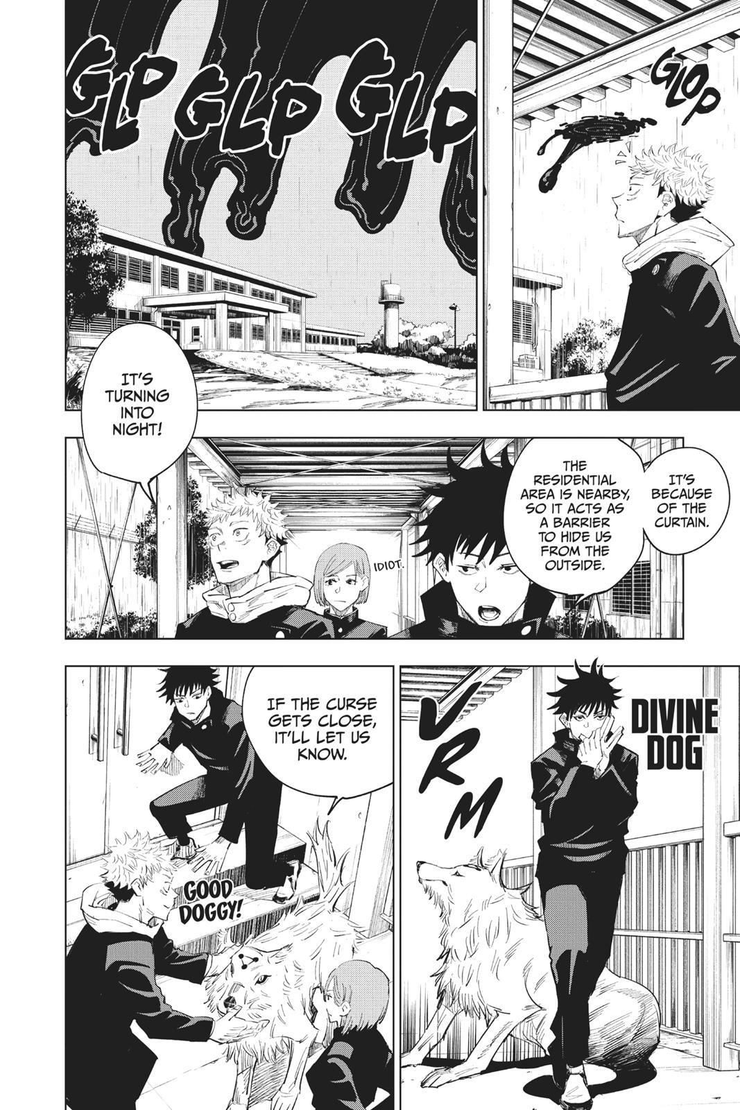Jujutsu Kaisen Manga Chapter 6 page 6 - Fearsome Womb scene