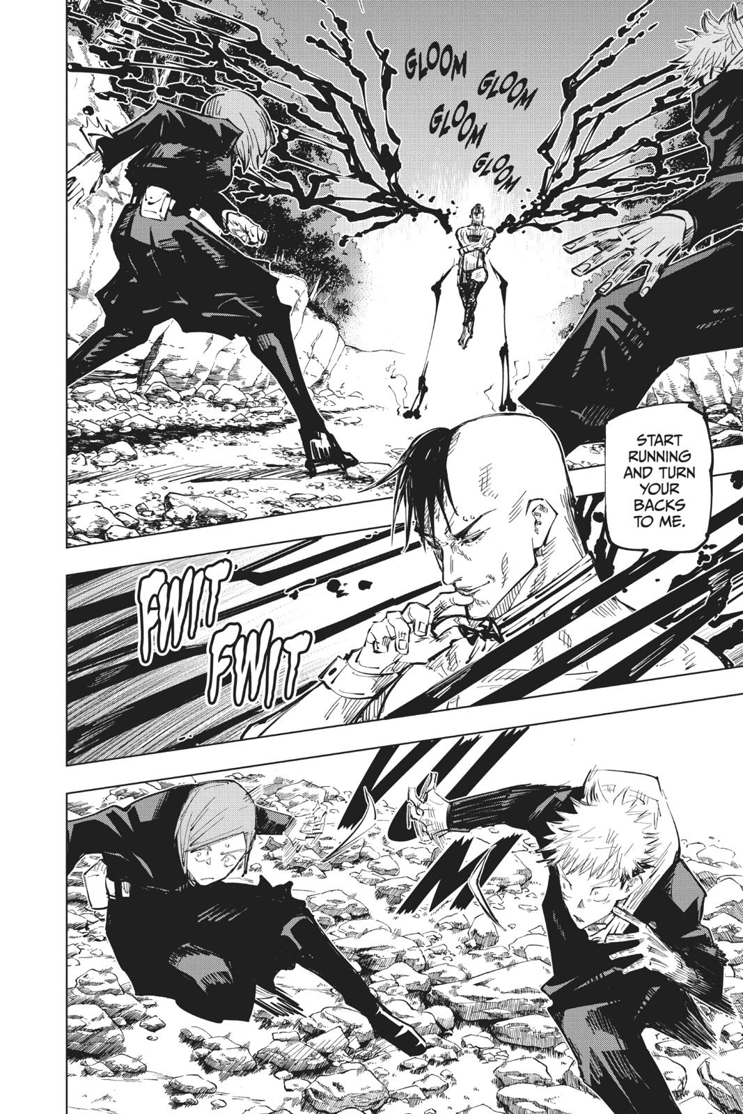 Jujutsu Kaisen Manga Chapter 60 page 3 - The Origin of Obedience, Part 6 scene