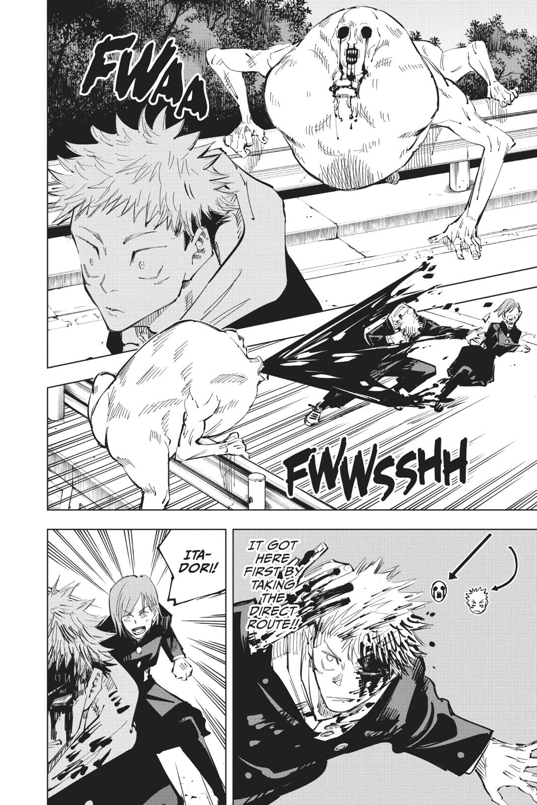 Jujutsu Kaisen Manga Chapter 60 page 8 - The Origin of Obedience, Part 6 scene