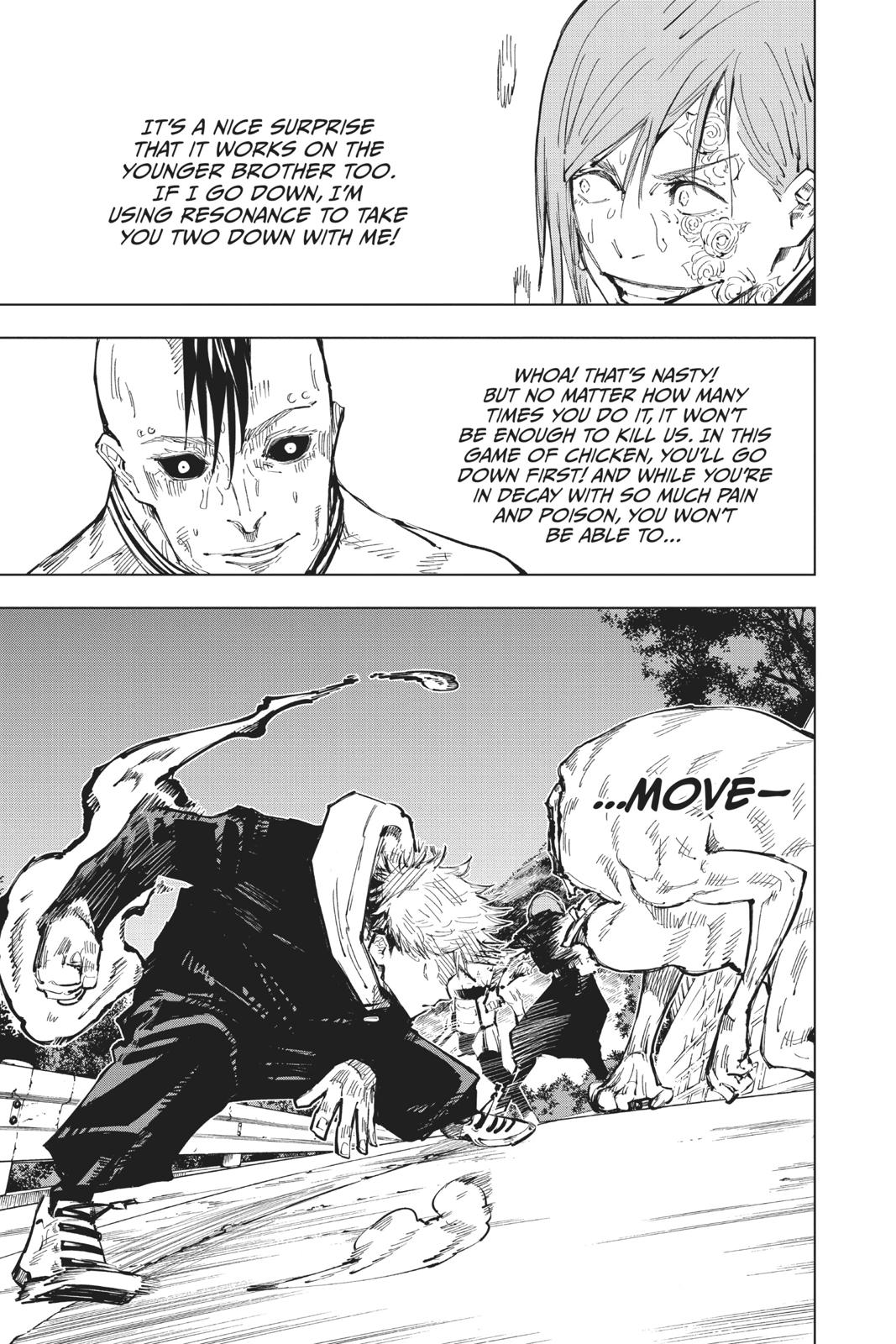 Jujutsu Kaisen Manga Chapter 61 page 3 - The Origin of Obedience, Part 7 scene