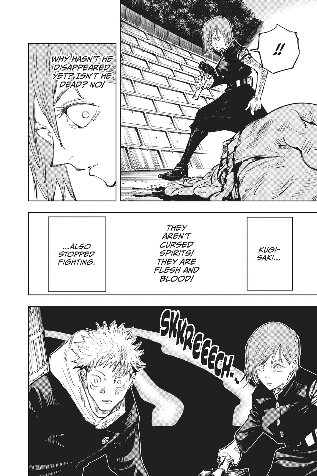 Jujutsu Kaisen Manga Chapter 62 page 10 - The Origin of Obedience, Part 8 scene