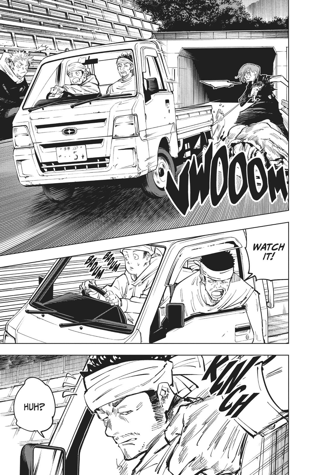 Jujutsu Kaisen Manga Chapter 62 page 11 - The Origin of Obedience, Part 8 scene