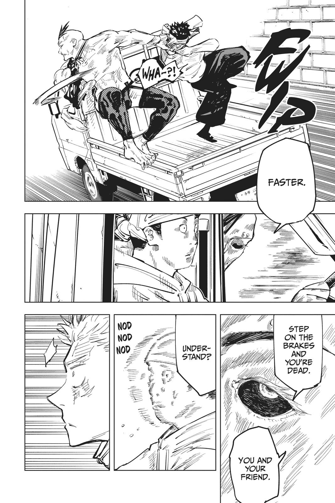 Jujutsu Kaisen Manga Chapter 62 page 12 - The Origin of Obedience, Part 8 scene